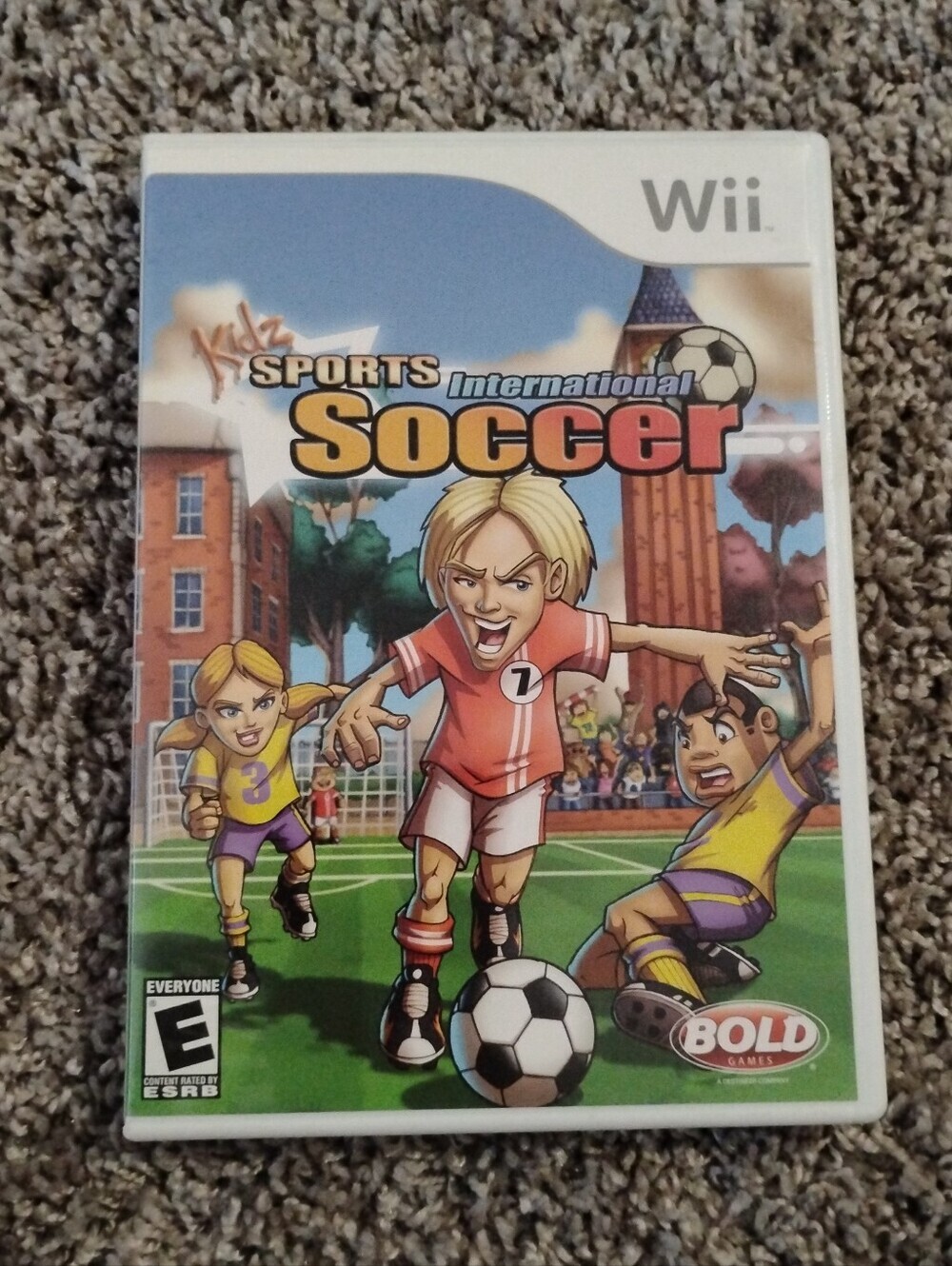 Kidz Sports International Soccer (Nintendo Wii) - Complete in Case (CIB) w/ Manu
